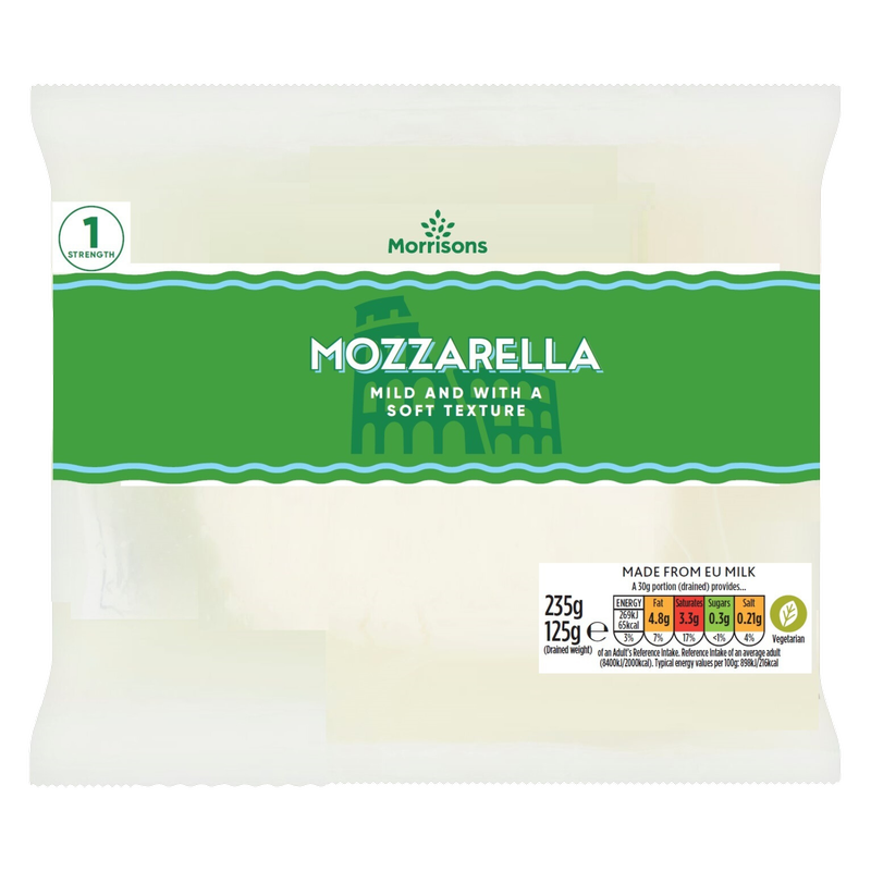 Morrisons Italian Mozzarella, 125g