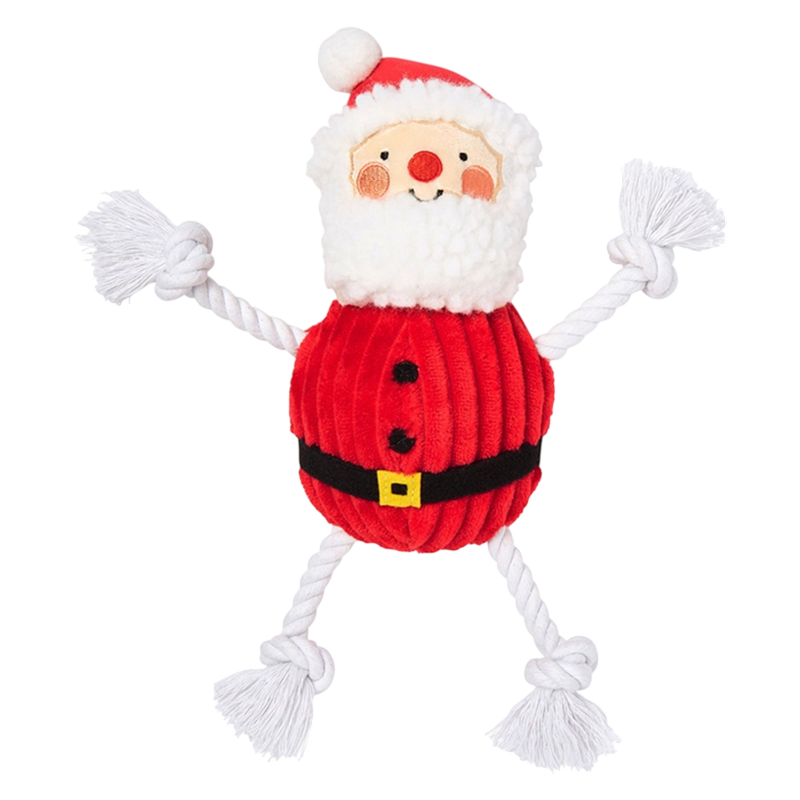 Santa Claus Dog Toy 