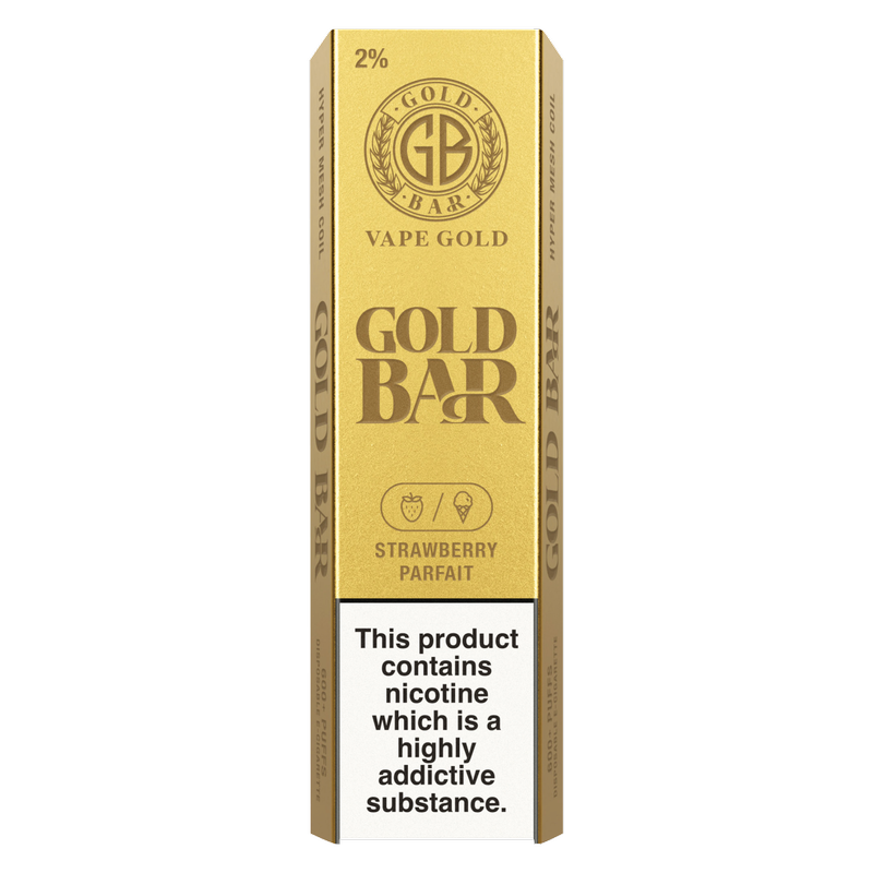 Gold Bar Strawberry Parfait, 1pcs