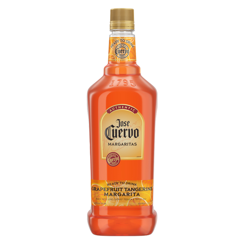 Jose Cuervo Authentic Margarita Grapefruit Tangerine Ready to Drink Cocktail 1.75L 9.95% ABV