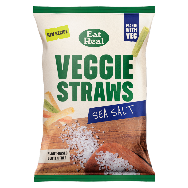 Eat Real Veggie Straws Kale Tomato Spinach, 110g