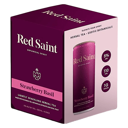 Red Saint Strawberry Basil 4pk 12oz Cans 5% ABV