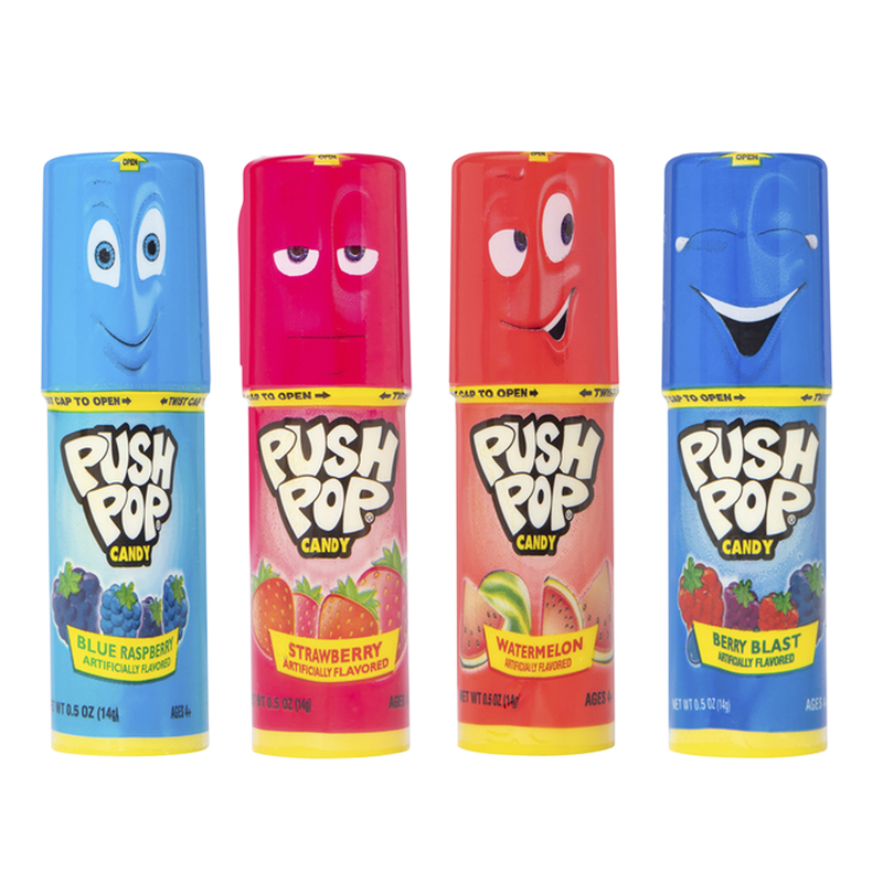 Push Pop Assorted Candy 1ct