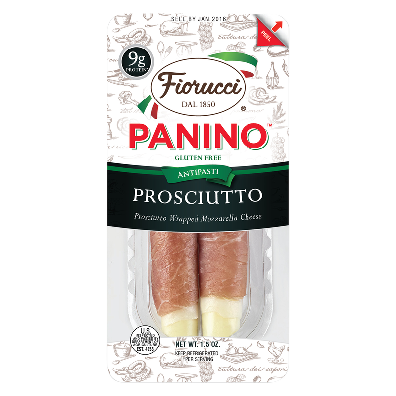 Fiorucci Panino Prosciutto & Mozzarella Cheese Snack Pack - 2ct/1.5oz
