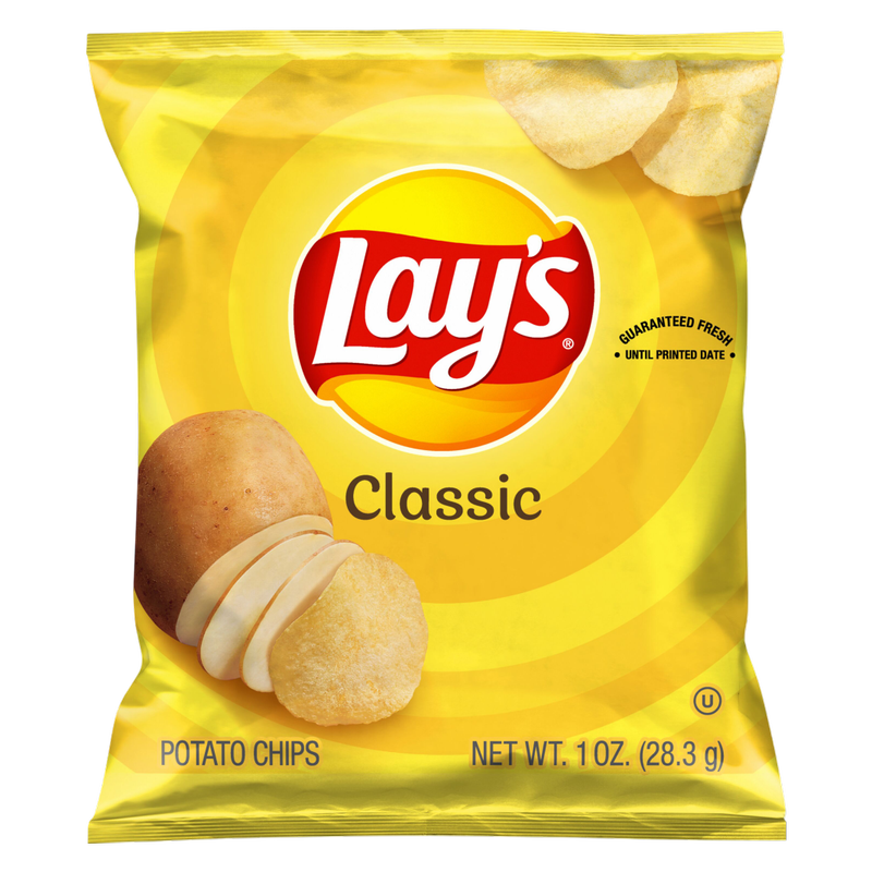  Lays Potato Chips Classic 1 Oz