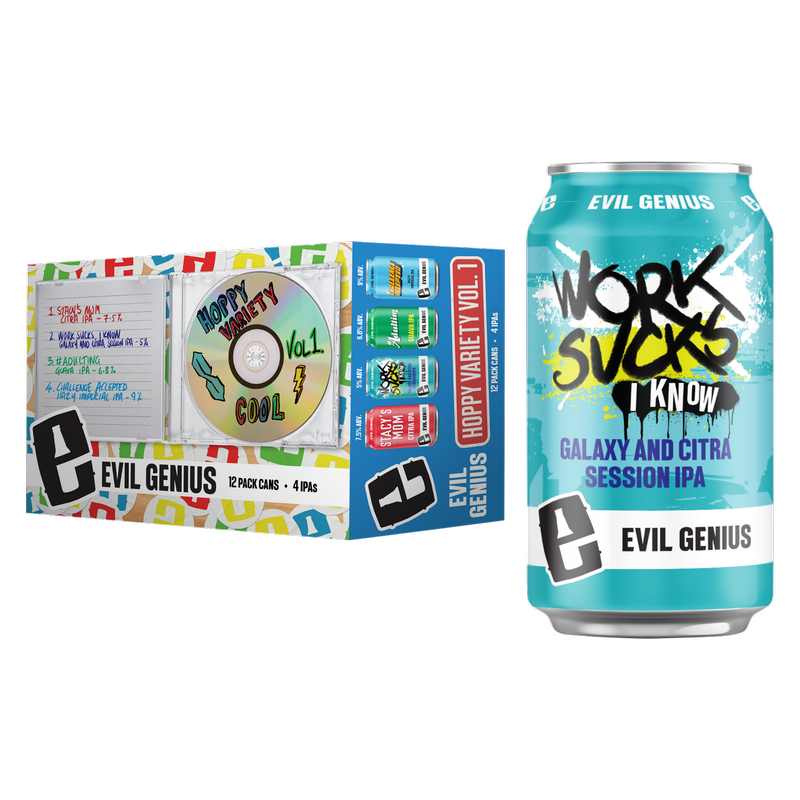Evil Genius Mix Tape Vol. 1 Variety 12pk 12oz Can 6.8%