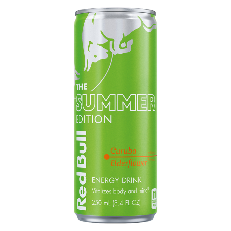 Red Bull Summer Edition Curuba Elderflower Energy Drink, 8.4 Fl Oz Can
