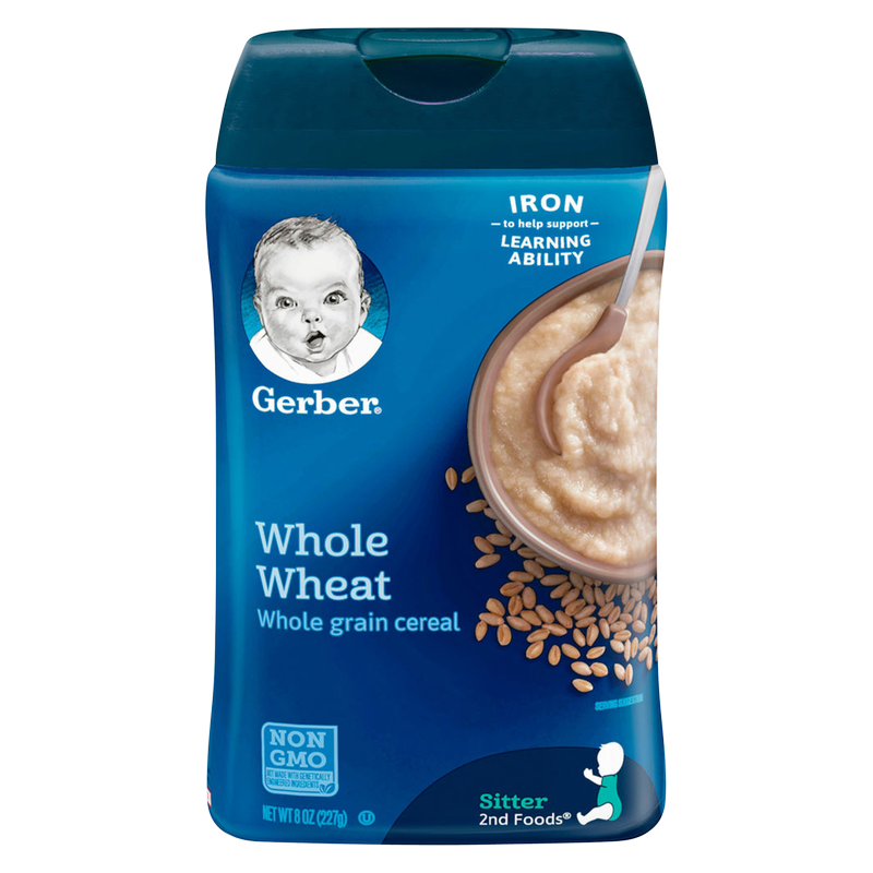 Gerber 2nd Foods Whole Wheat Cereal 8oz
