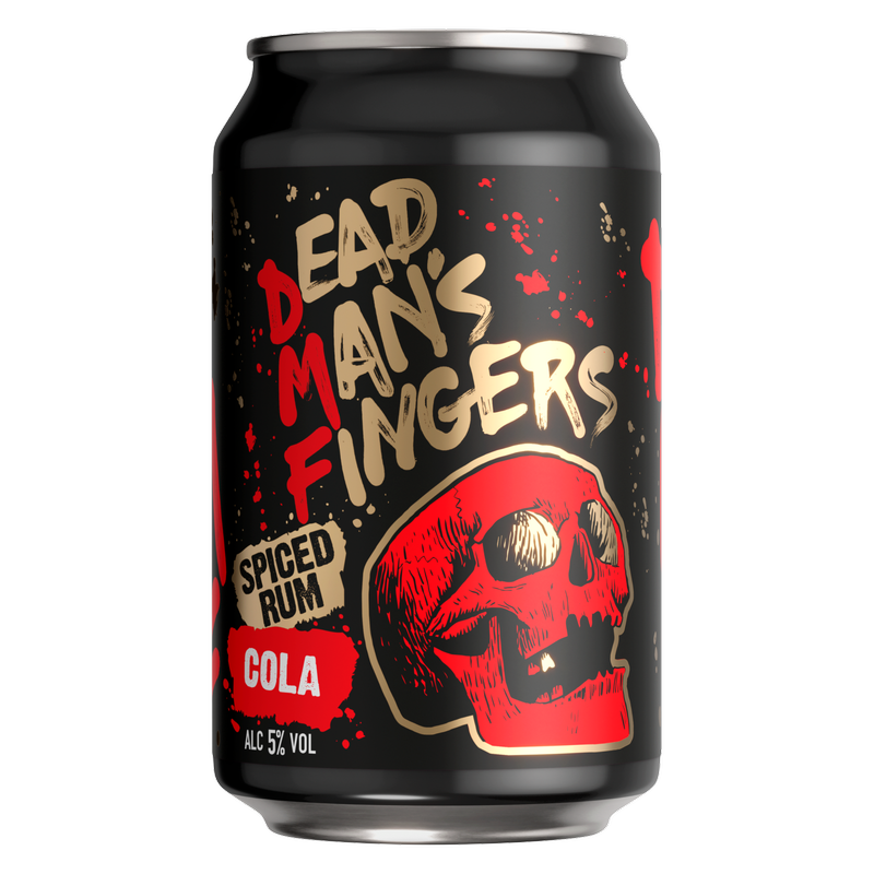 Dead Man's Fingers Spiced Rum & Cola, 330ml