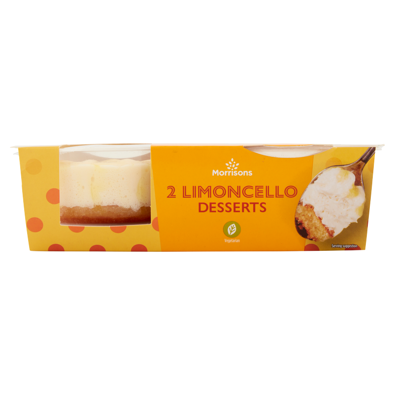 Morrisons Limoncello Dessert, 2 x 90g
