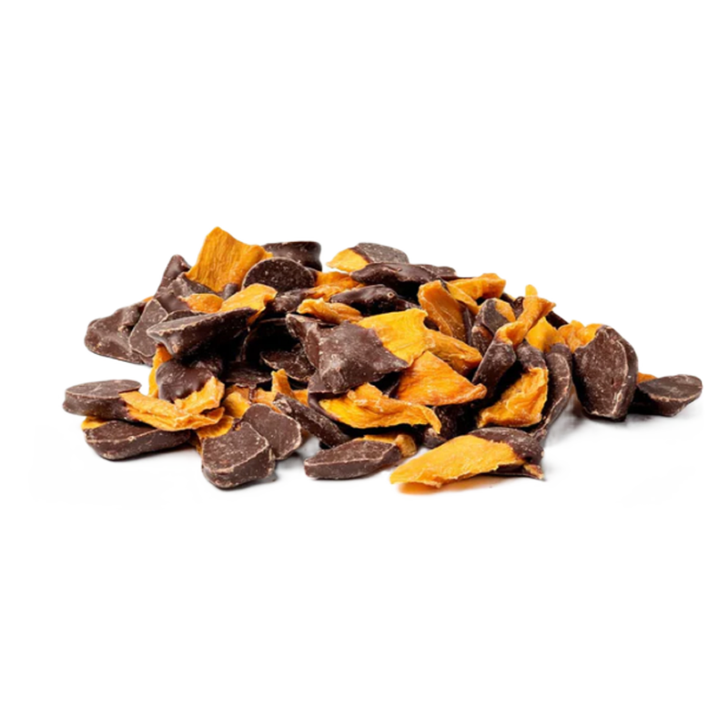 Mavuno Organic Dried Chocolate Covered Mango, 3oz