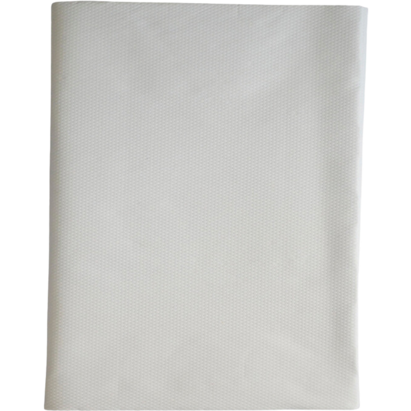 Nutmeg Home White Table Cover, 1pcs