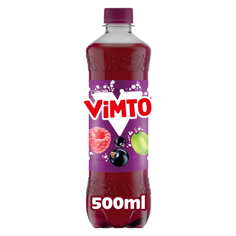 Vimto Original Real Fruit Fizzy Drink, 500ml