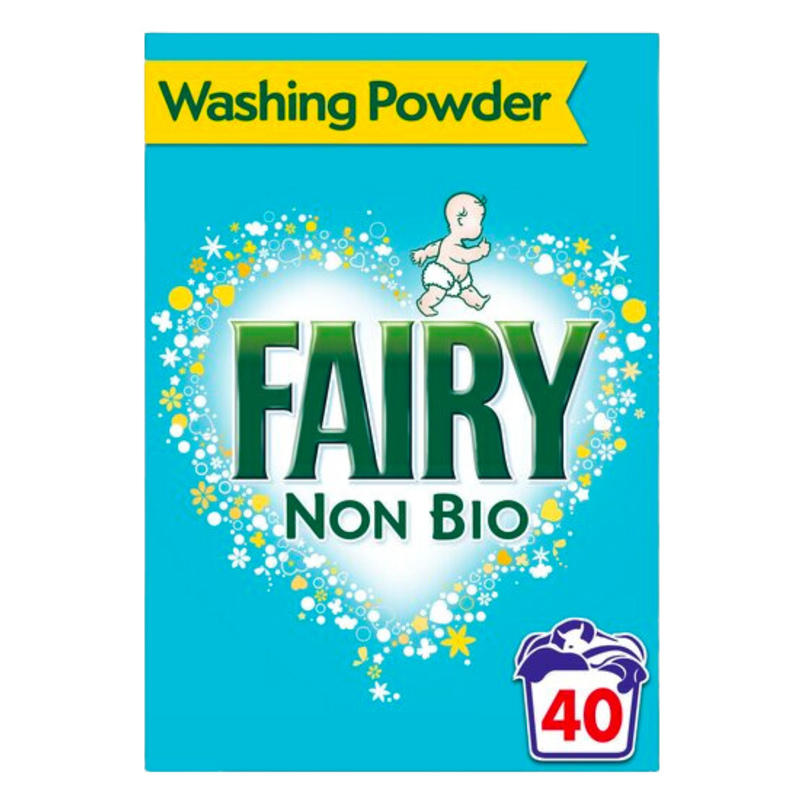 Fairy Non Bio Washing Powder 40 Washes, 2.4kg