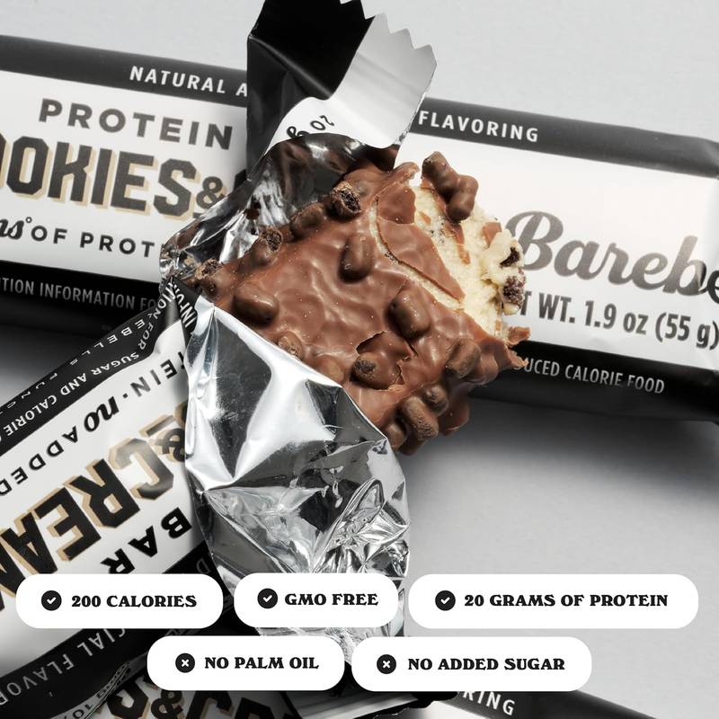 Barebells Cookies and Cream Protein Bar Case 12ct