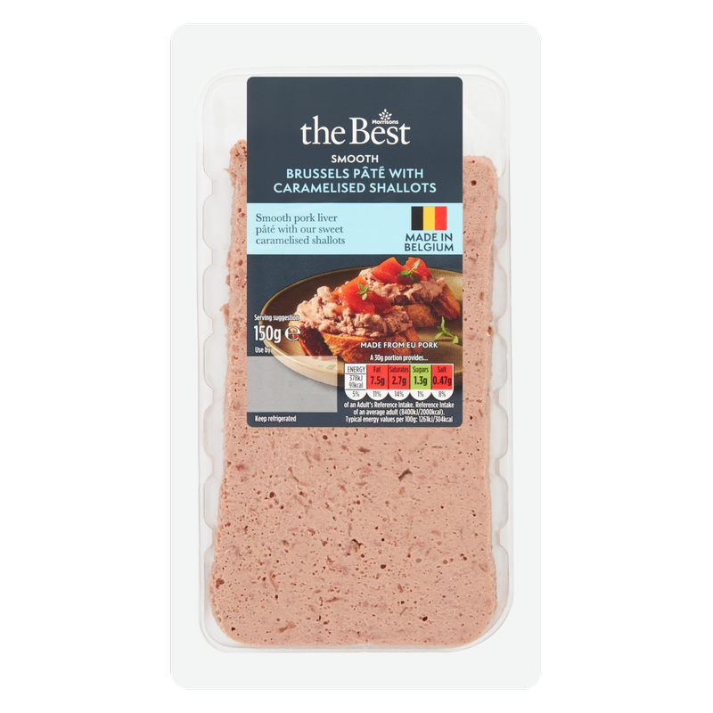 Morrisons The Best Brussels Pate With Caramelised Shallots, 150g
