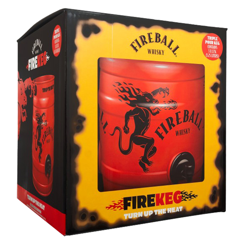 Fireball Hot Cinnamon Blended Whisky Keg 5.25 L (66 proof)