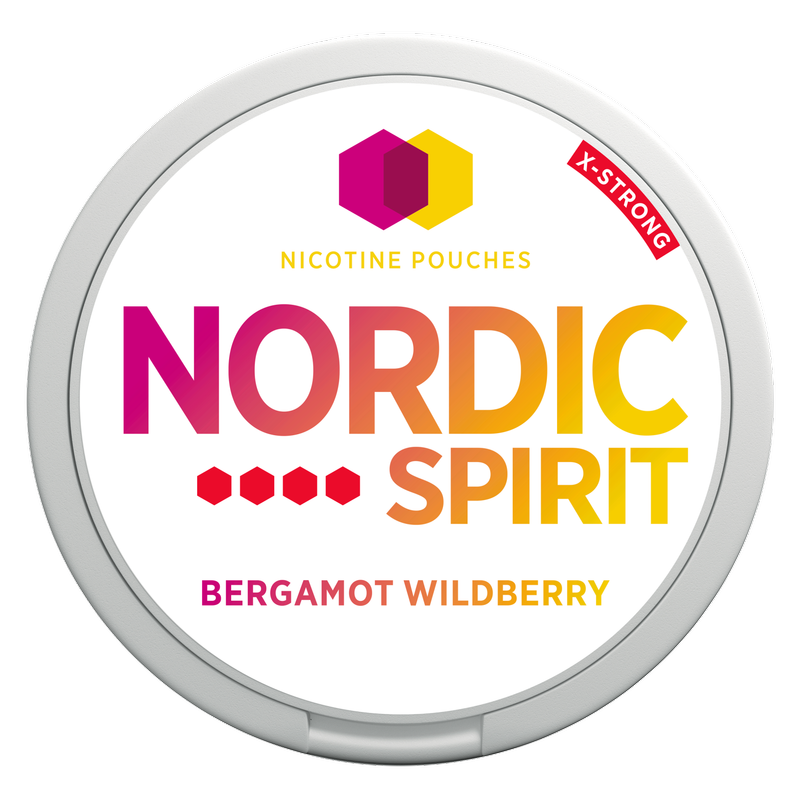 Nordic Spirit Bergamot Wildberry Extra Strong Nicotine Pouches (11mg), 20pcs