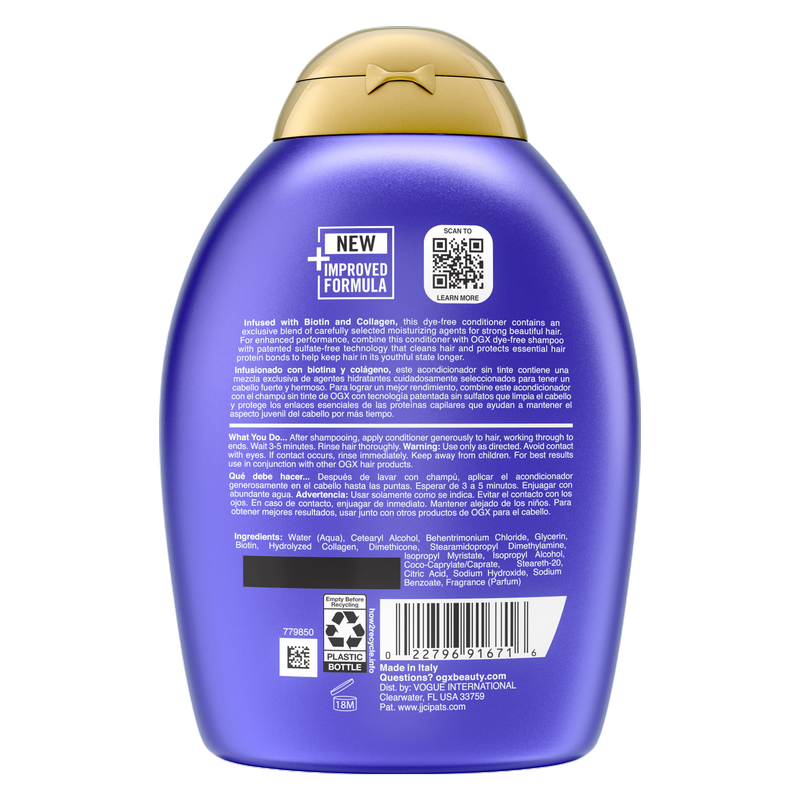 OGX Thick & Full + Biotin & Collagen Conditioner 13 fl oz