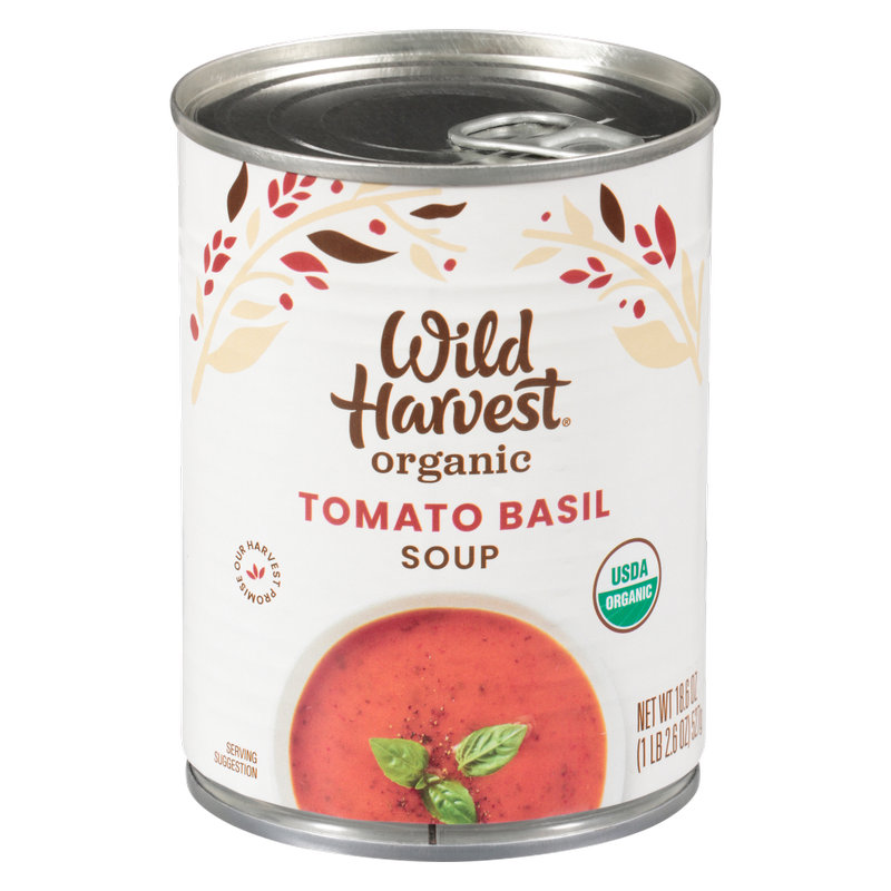 Wild Harvest Organic Tomato  Basil Soup 18.6oz