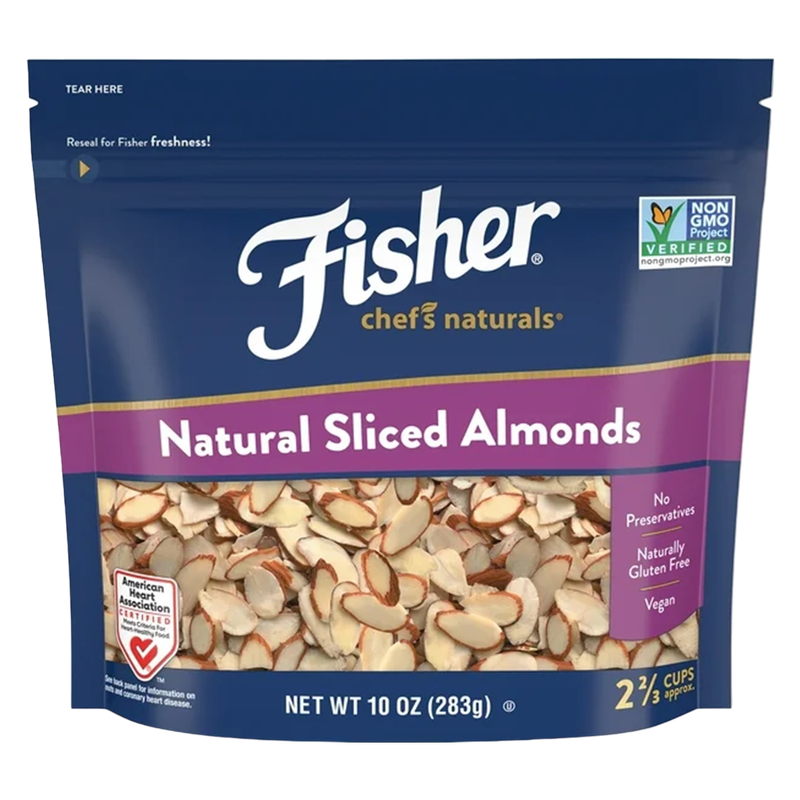 Fisher Sliced Almonds, 10oz. 