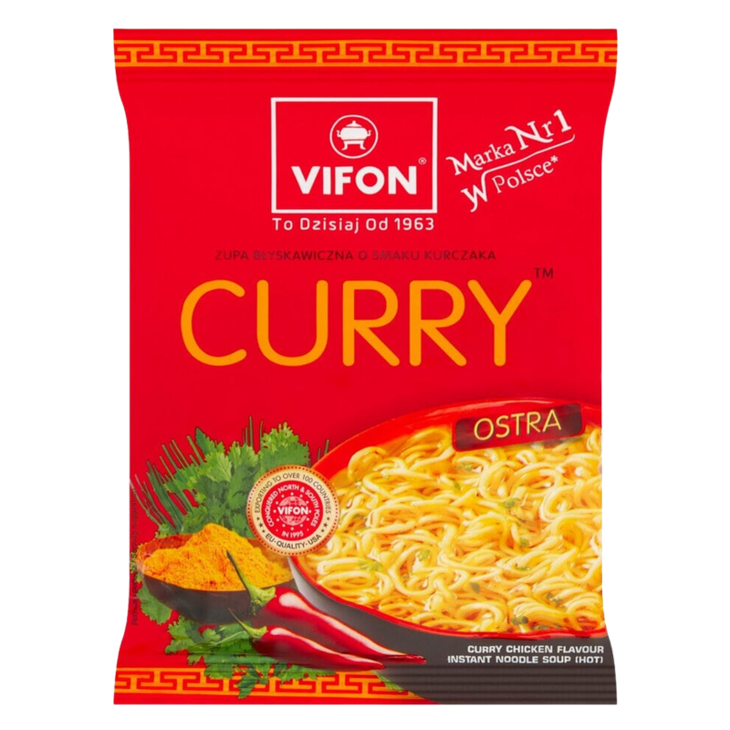 Vifon Curry Chicken Instant Noodle Soup, 70g