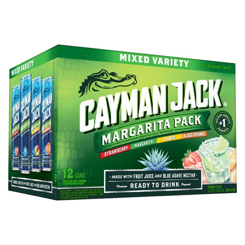 Cayman Jack Margarita Variety Pack 12pk 12oz Can 5.8% ABV