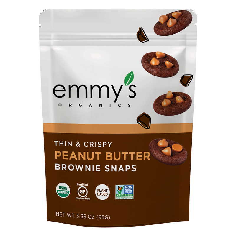 Emmy's Organics Peanut Butter Brownie Snaps 3.35oz