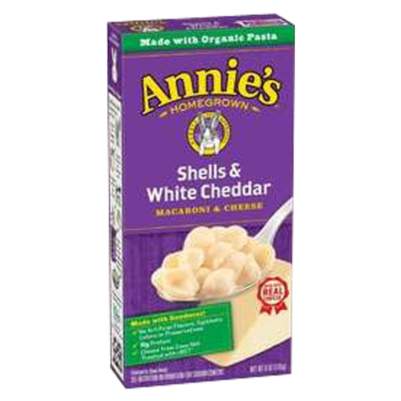 Annie's Homegrown Shells & White Cheddar Macaroni & Cheese 6oz