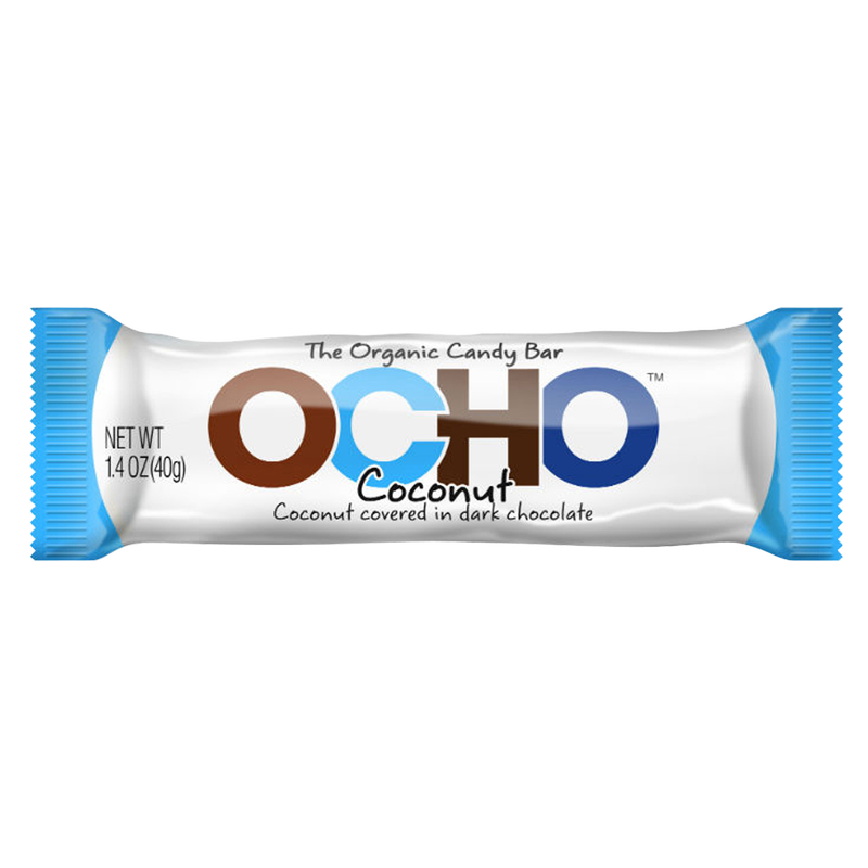 Ocho Organic Coconut Candy Bar 1.4oz