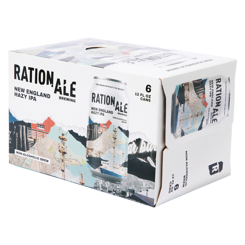RationAle Brewing Non-Alcoholic New England Hazy IPA 6pk 12oz Can