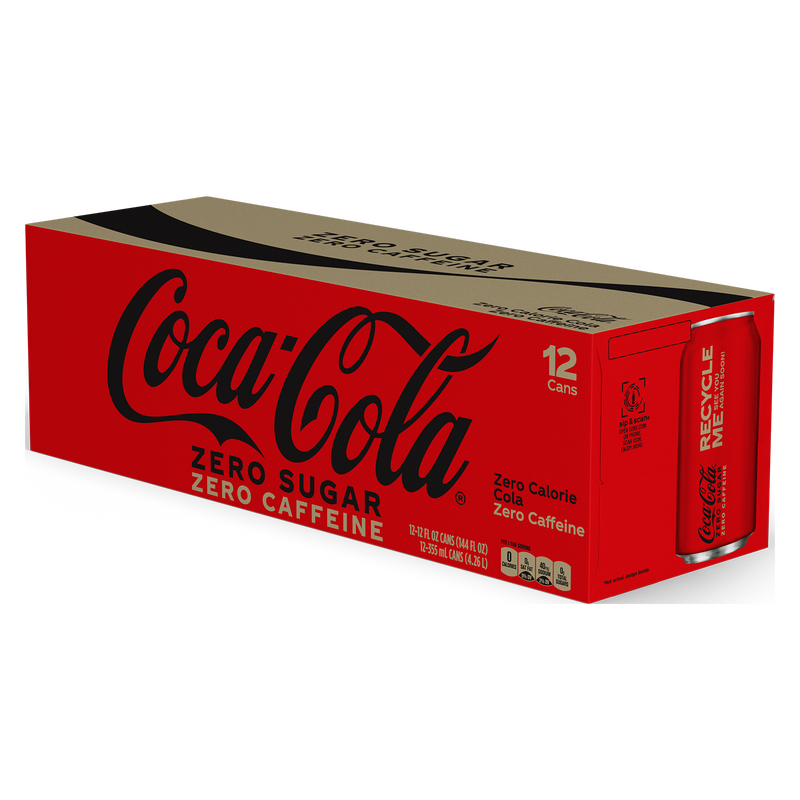 Coca-Cola Zero Sugar Caffeine Free 12pk 12oz Can