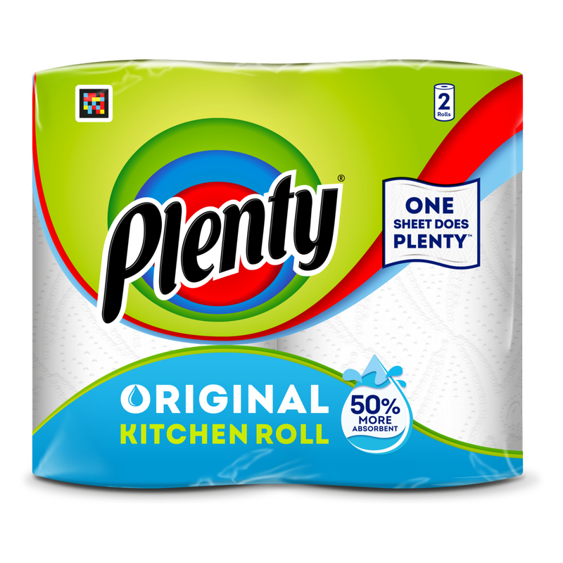 Plenty Original Kitchen Roll, 2pcs