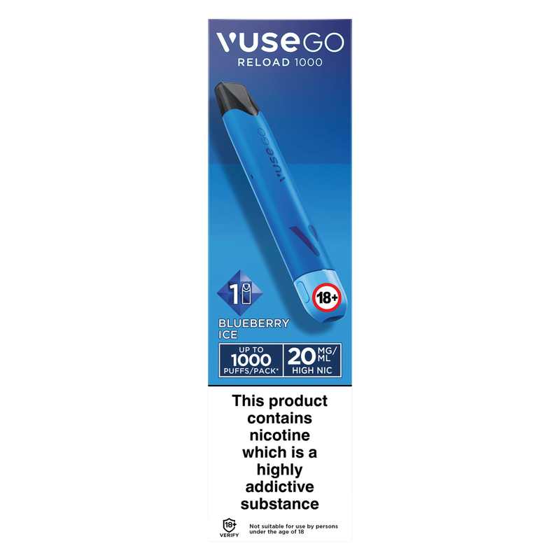 Vuse Go Reload Pen Blueberry Ice 20mg/ml, 1pcs