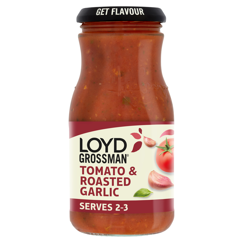 Loyd Grossman Tomato and Roasted Garlic Pasta Sauce, 350ml