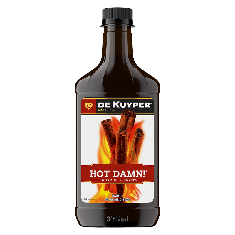 Dekuyper Hot Damn! Cinnamon Schnapps 375ml (30 Proof)