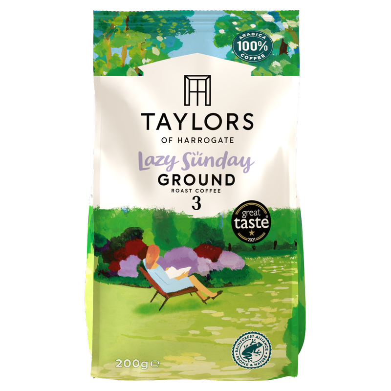 Taylors of Harrogate Lazy Sunday Ground Roast Coffee, 200g