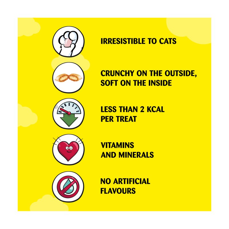 Dreamies Cat Treats with Chicken, 60g