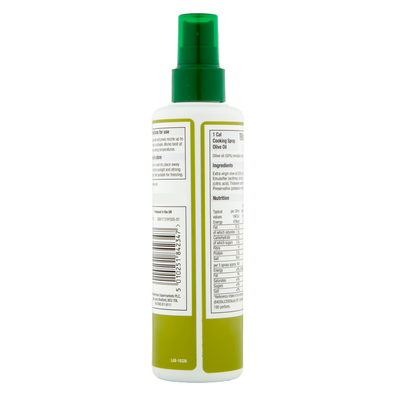 Morrisons Olive Oil Cooking Spray, 190ml