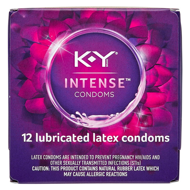 K-Y Intense Lubricated Condoms 12ct