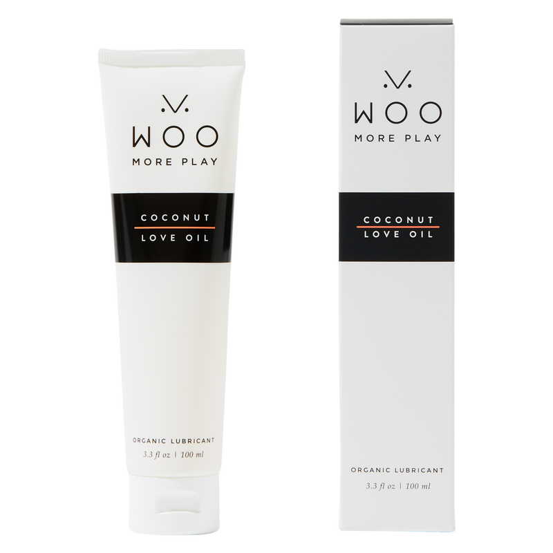 WOO More Play Coconut Love Oil Organic Lubricant