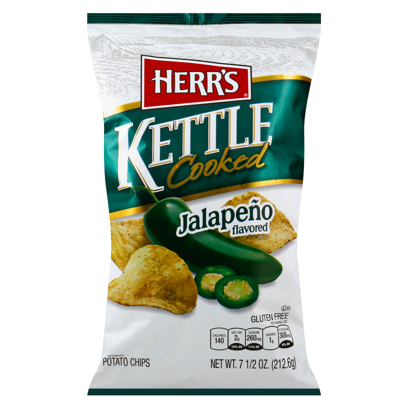 Herr's Jalapeno Kettle Chips 7.5oz