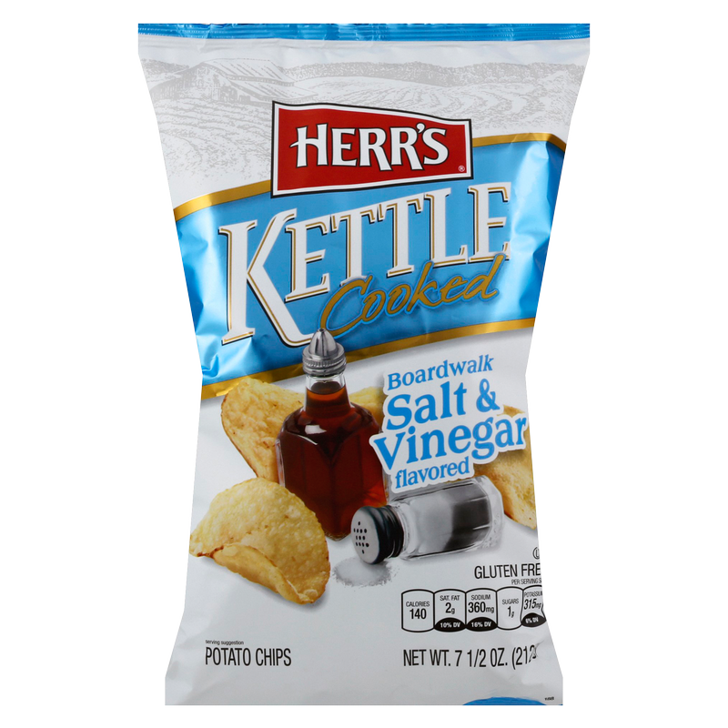 Herr's Salt & Vinegar Kettle Chips 7.5oz