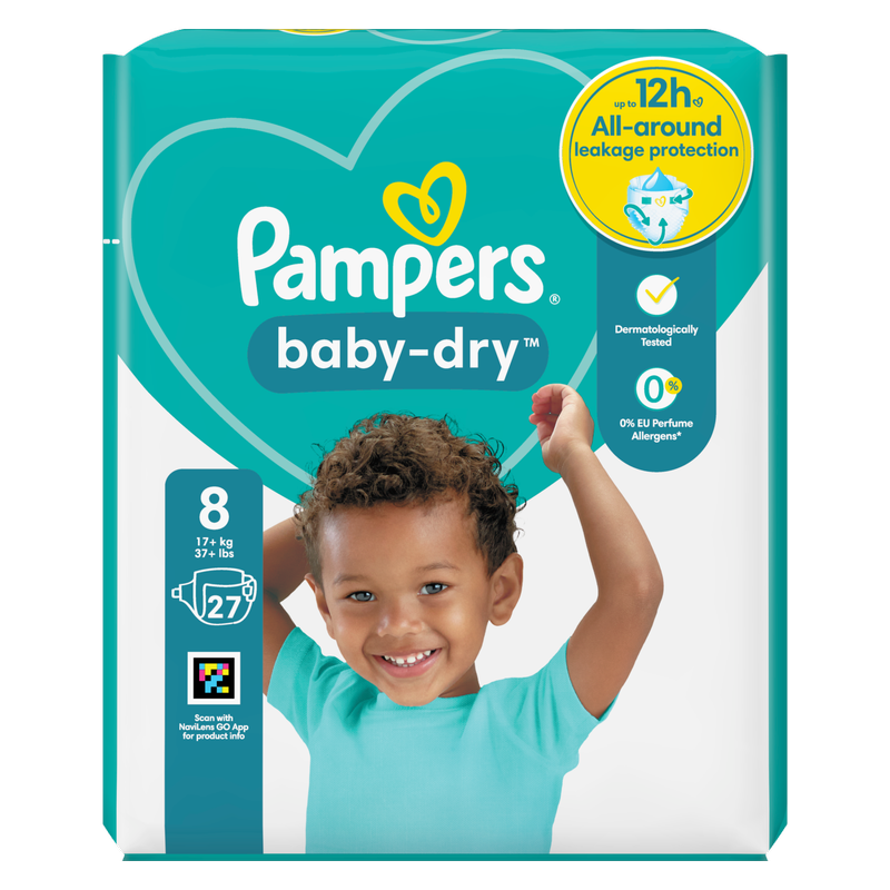Pampers Baby-Dry Size 8, 27pcs