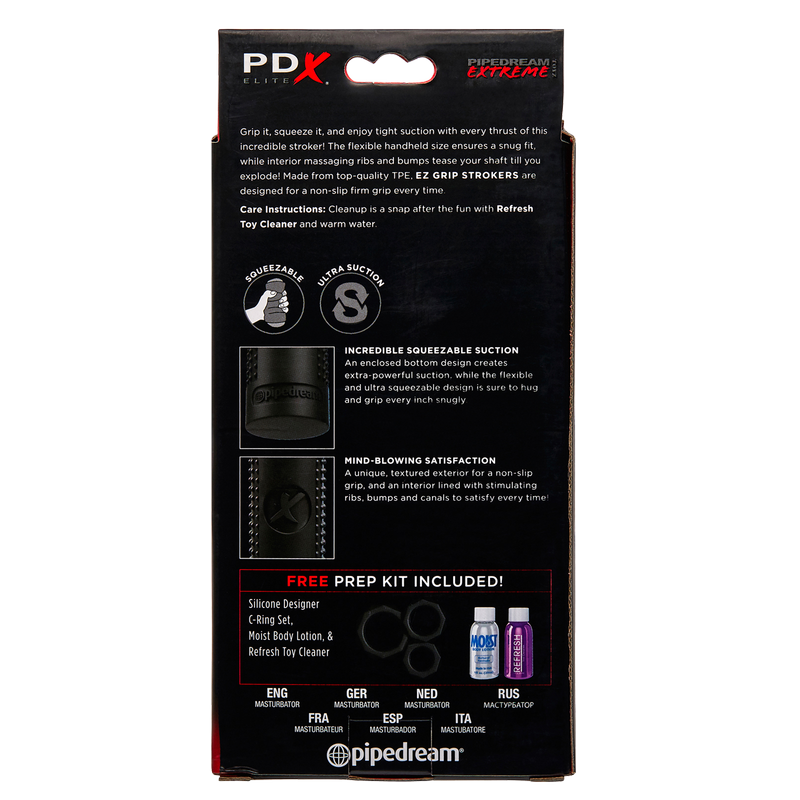 Pipedream PDX Elite EZ Grip Stroker Black