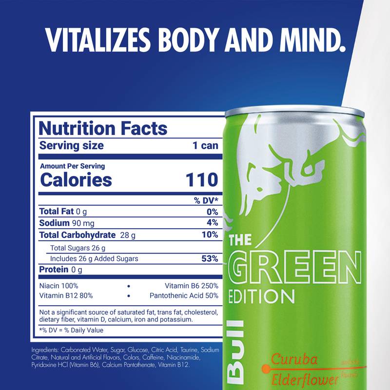 Red Bull Summer Edition Curuba Elderflower Energy Drink 24pk 8.4oz Can