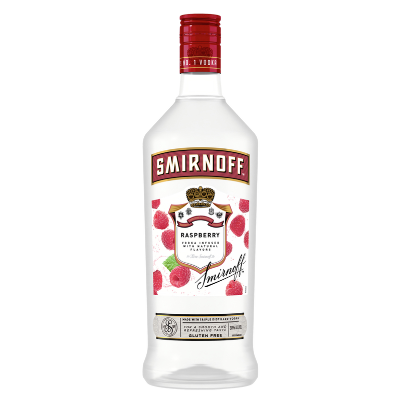 Smirnoff Raspberry Vodka 1.75 PET (60 proof)