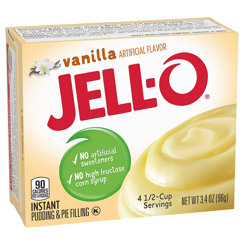 Jello Vanilla Flavored Instant Pudding & Pie Filling 3.4oz
