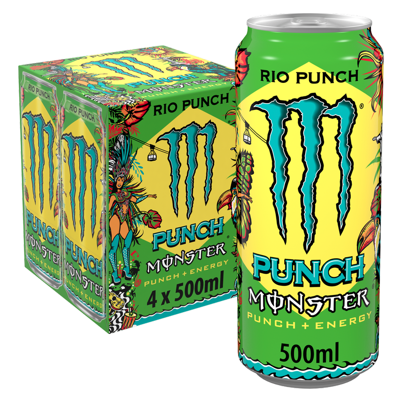 Monster Rio Punch, 4 x 500ml
