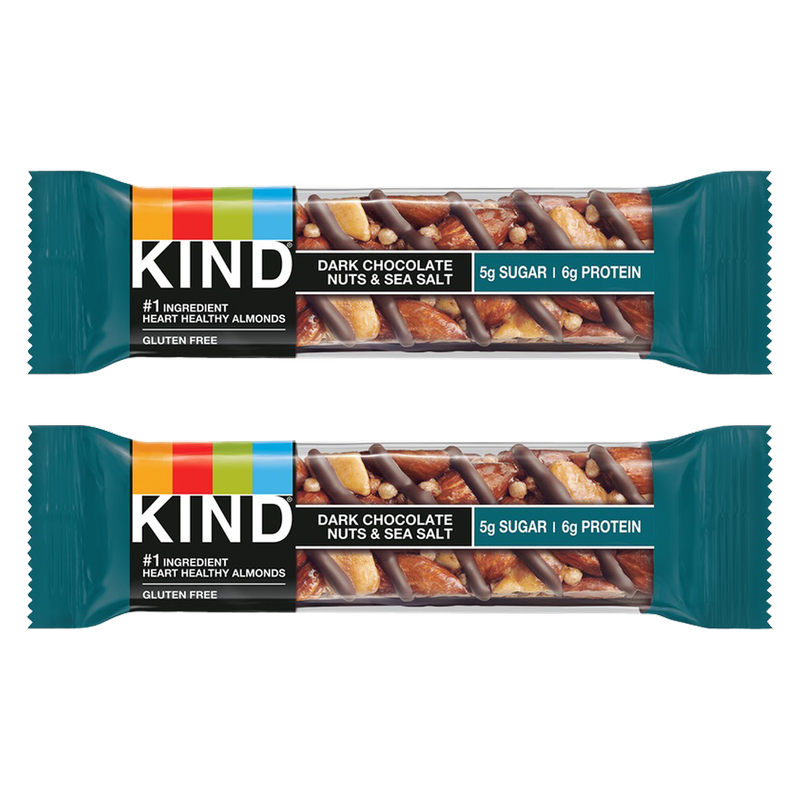 2ct - Kind Dark Chocolate Nuts & Sea Salt Bar 1.4oz